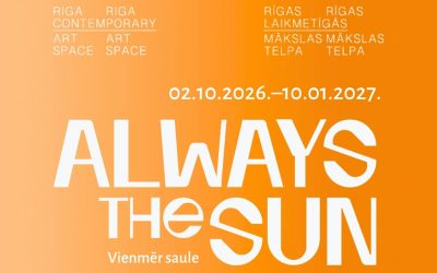 Panos Charalambous in the exhibition Always the Sun at the Riga Contemporary Art Space in Riga, Latvia