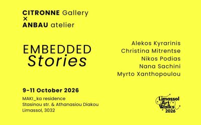 CITRONNE Gallery at Limassol Art Walks, 9–11 October 2026